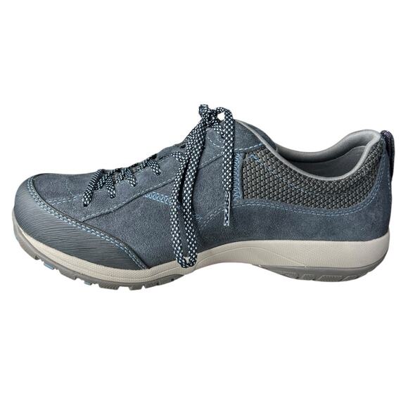 Dansko Women’s Paisley Blue Suede Lace Up Walking Sneakers Size 39 US 8 Wide - Picture 2 of 11